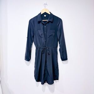 OLD NAVY Charcoal shirt dress